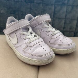Nike Kids Lilac Velcro & Lace Sneakers toddler size 10C